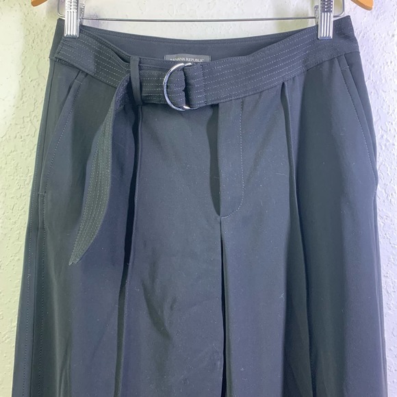 BANANA REPUBLIC Wide Leg Faux Crease Professional Timeless Capsule Slacks Pants - Picture 3 of 14